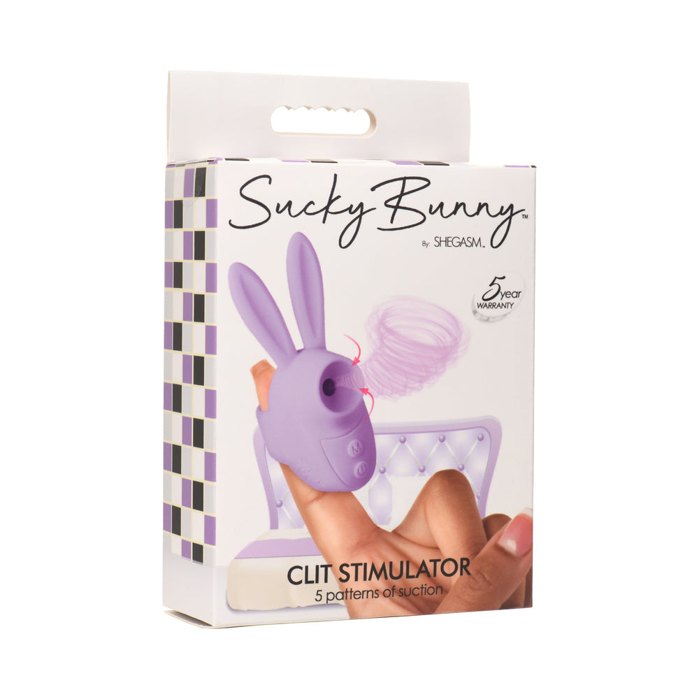 Shegasm Sucky Bunny Clit Stimulator Purp